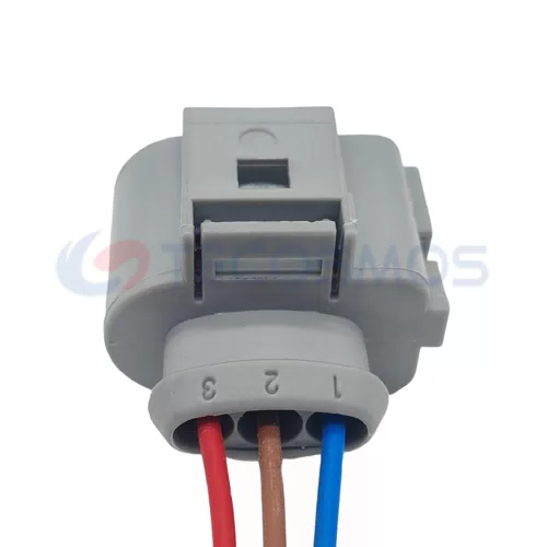 Auto Parts 3.5mm Car Fog Lamp Holder Crankshaft Sensor Connector 3-pin Female 0090-391 1J09737236 1J0973723G CT3-0008M - image 2